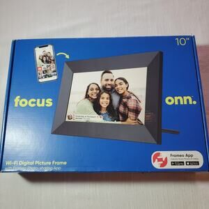 Onn 10" Wi-Fi Digital Picture Frame, model number 100096733